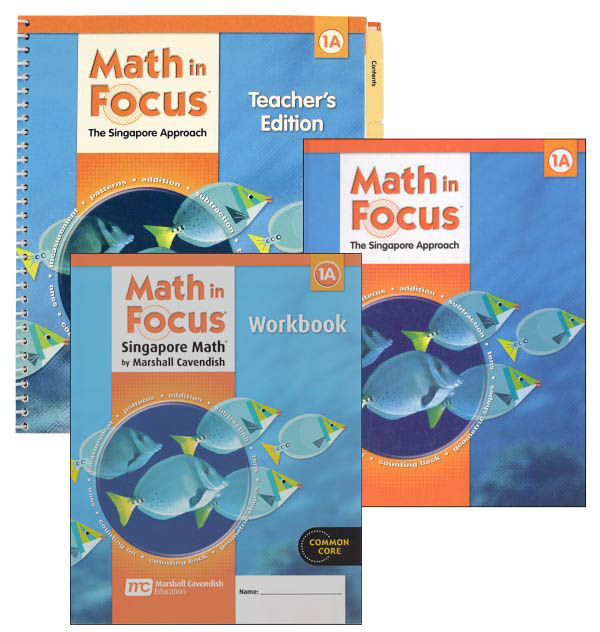Math in Focus Grade 1 Homeschool Package - 1st Semester