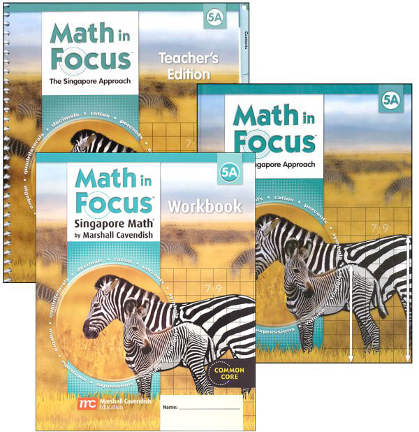 Math in Focus Grade 5 Homeschool Package - 1st Semester