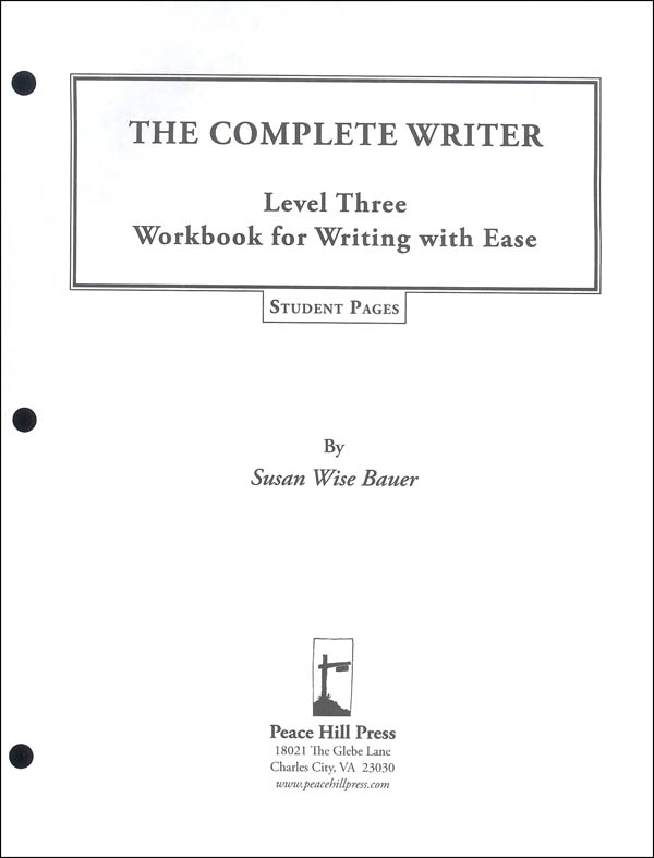 Complete Writer: Writing With Ease Level 3 Student Pages