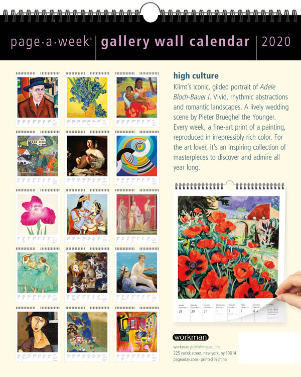 Workman Calendars Art PageADay Gallery Calendar 2024, 46 OFF