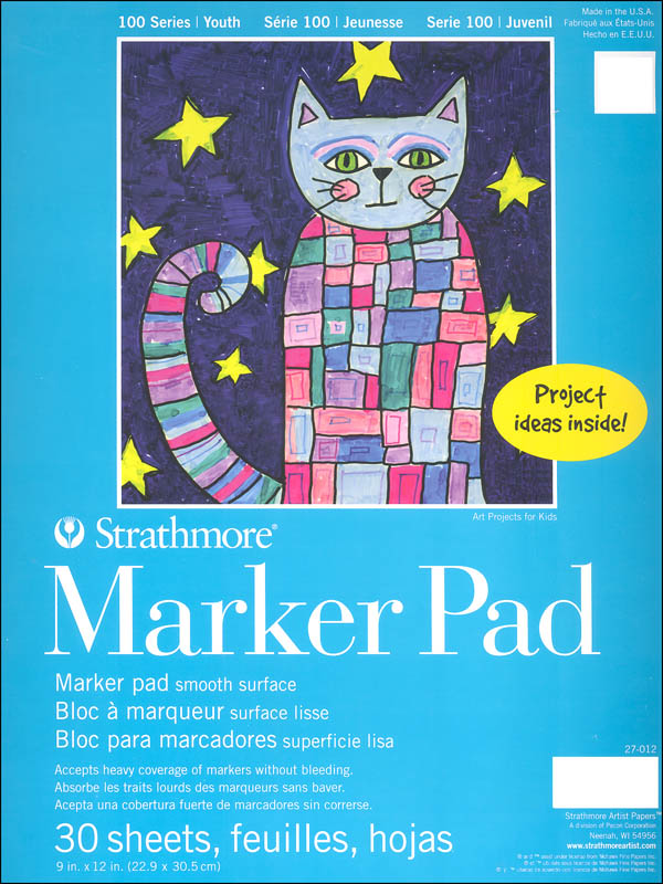 Strathmore Kids Marker Pad 9 x 12 (30 sheets) | Strathmore