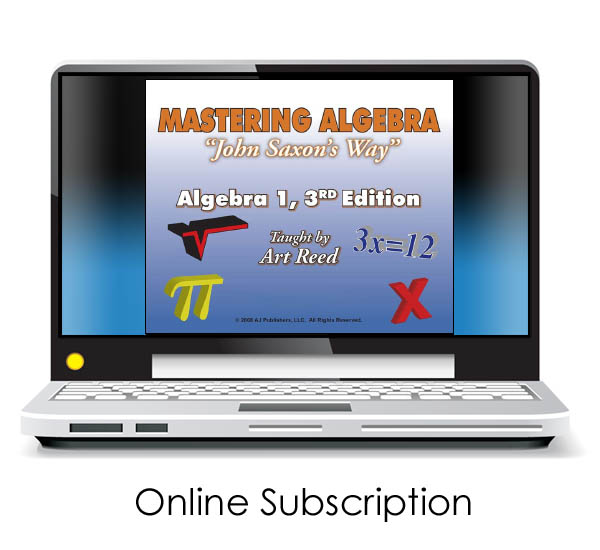Mastering Algebra - Algebra 1 3rd Edition Online Video Access (24-month subscription)