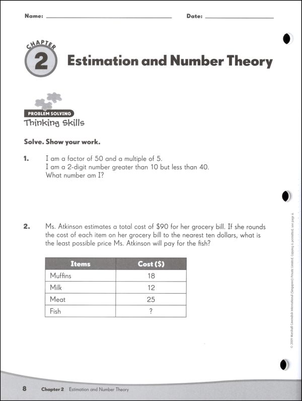 Math in Focus Grade 4 Enrichment A | Marshall Cavendish | 9780669015805