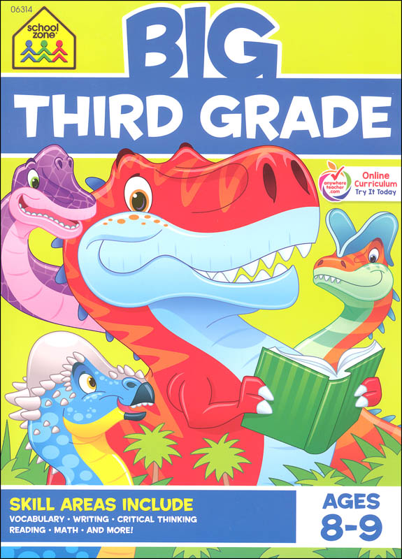 Big Third Grade Workbook School Zone 9781601599265
