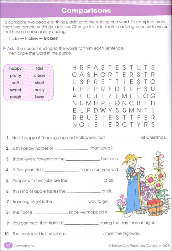 Big Third Grade Workbook | School Zone | 9781601599265