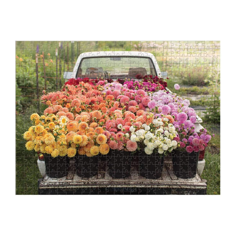 Floret Farms Cut Flower Garden Double Sided Puzzle (500 Pieces