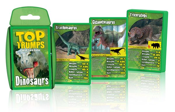 Details about   Pachycephalosaurus Dinosaurs 2003 Top Trumps Card 
