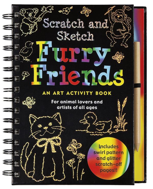 Furry Friends TraceAlong Scratch and Sketch Activity Book Peter