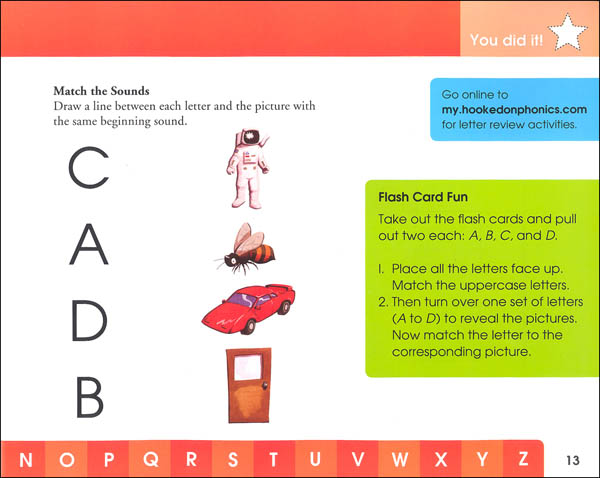 Hooked On Phonics Learn To Read All About Letters Pk Hooked On Phonics