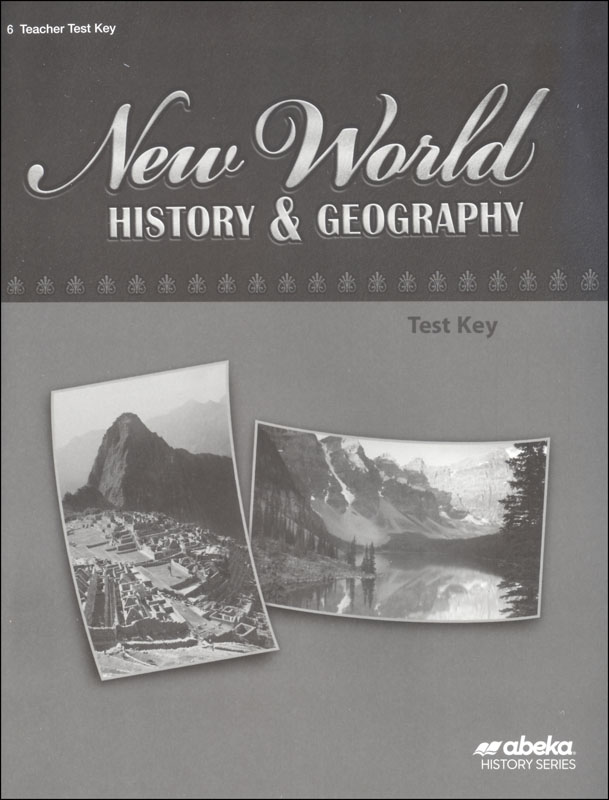 New World History and Geography Test Key