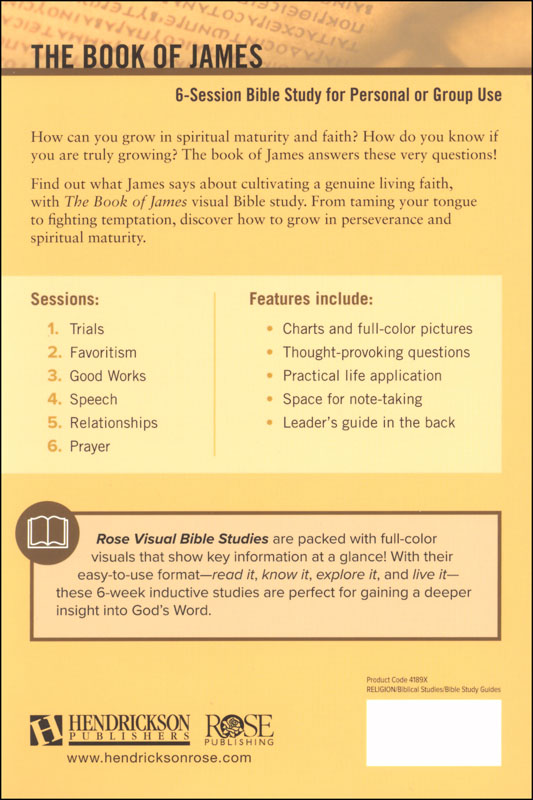 james bible study book faith works