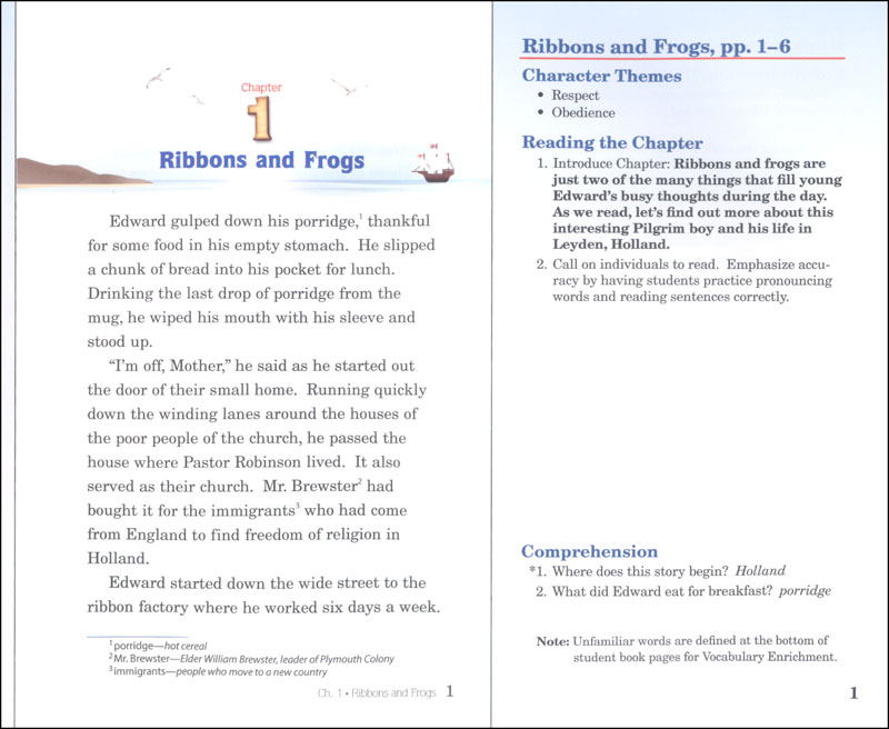pilgrim boy book report answers