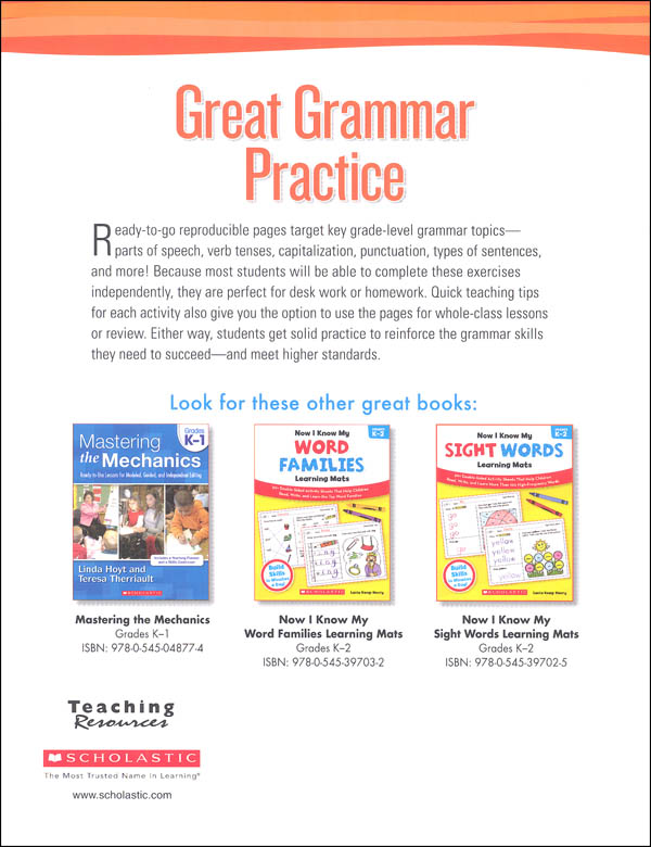 Great Grammar Practice Grade 1 