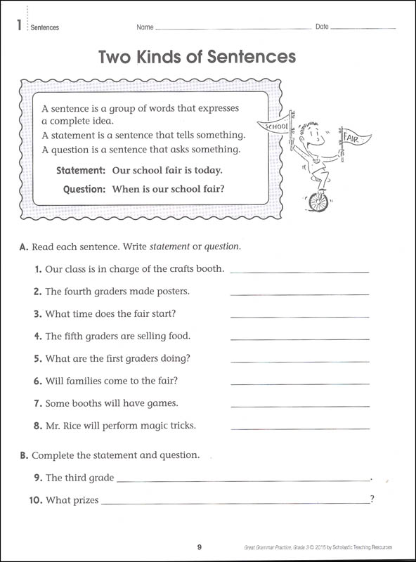 Great Grammar Practice Grade 3 | Scholastic Professional Book Divisn ...