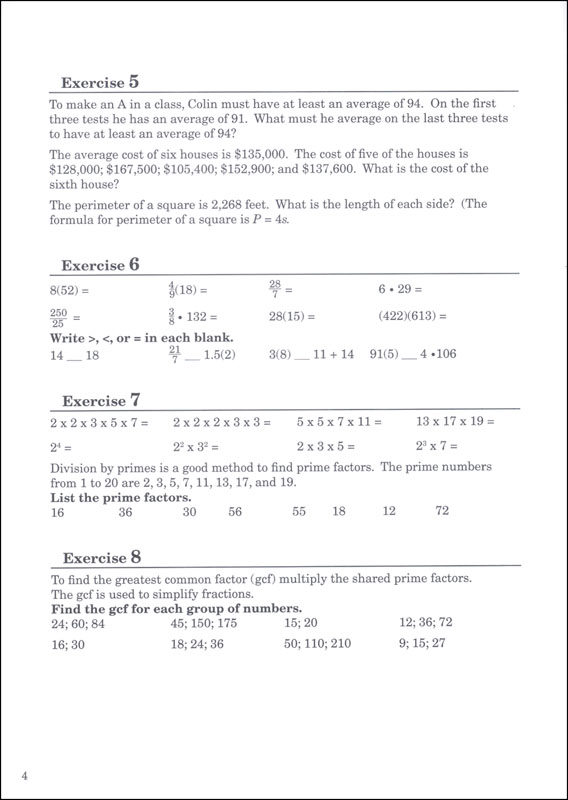 Precalculus Student Practice Exercises | A Beka Book