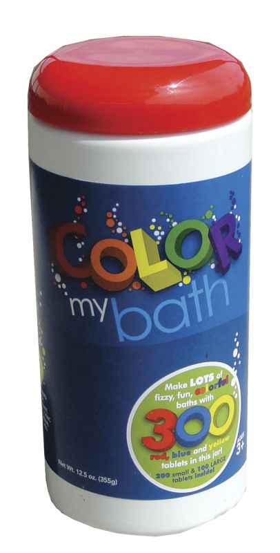 Color My Bath H20 La La 200 Count Color Changing Bath Tablets 