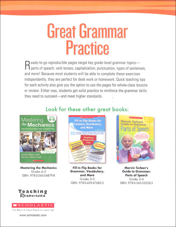 Great Grammar Practice Grade 5 | Scholastic Professional Book Divisn ...