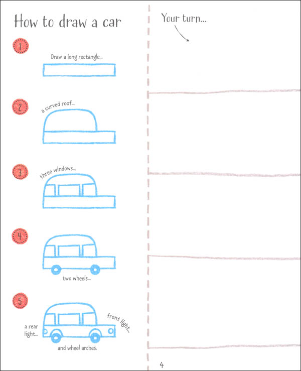 Step-By-Step Drawing Book | EDC / Usborne | 9780794529536