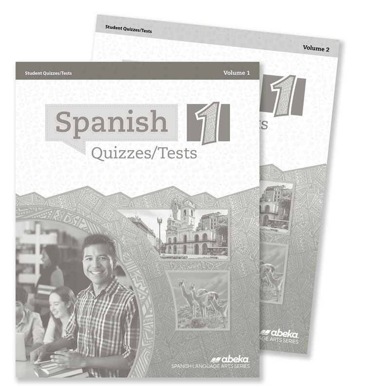 Spanish 1 Quiz and Test Book Volume 1 & 2