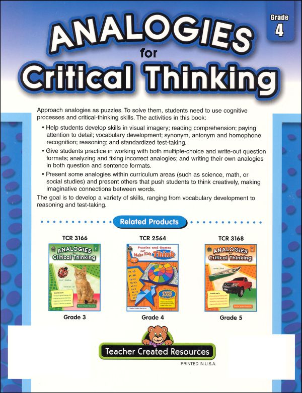 critical thinking math analogy