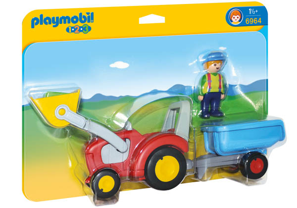 Tractor with Trailer (Playmobil 1-2-3)