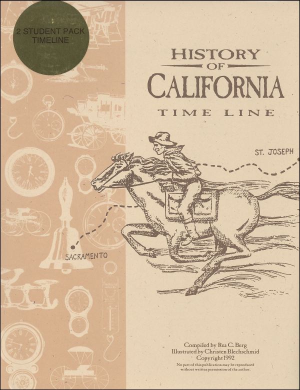 California History 2-Timeline Pack | Beautiful Feet Books