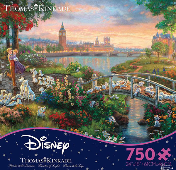 101 Dalmatians Puzzle (Thomas Kinkade Disney Collection) 750 Piece