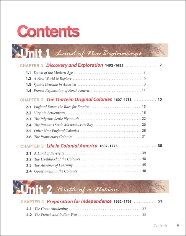 U.S. History Grade 11 Homeschool Student Kit (Revised) | A Beka Book