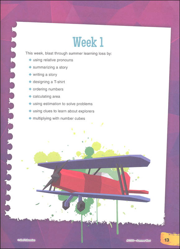 Summer Blast - Getting Ready for Fifth Grade | Shell Education ...