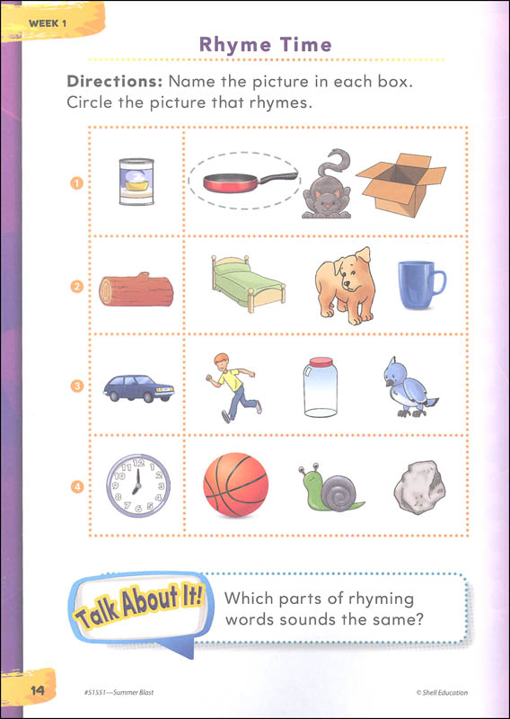 Summer Blast - Getting Ready for First Grade | Shell Education