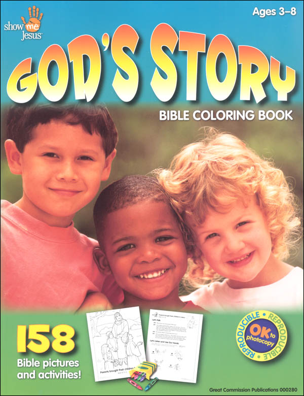 God's Story Bible Coloring Book