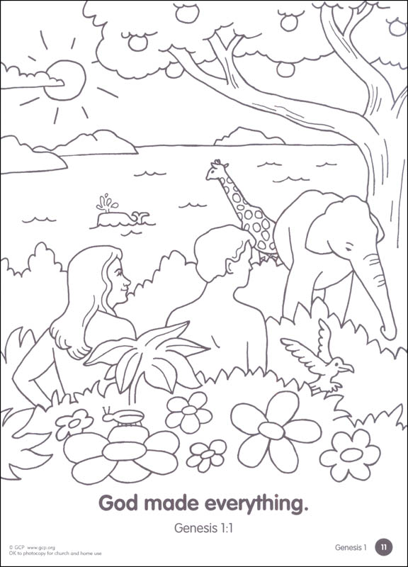 God's Story Bible Coloring Book | Great Commission Publications ...