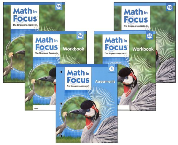 Math In Focus Grade 4 Student Pack | Marshall Cavendish | 9780547549330