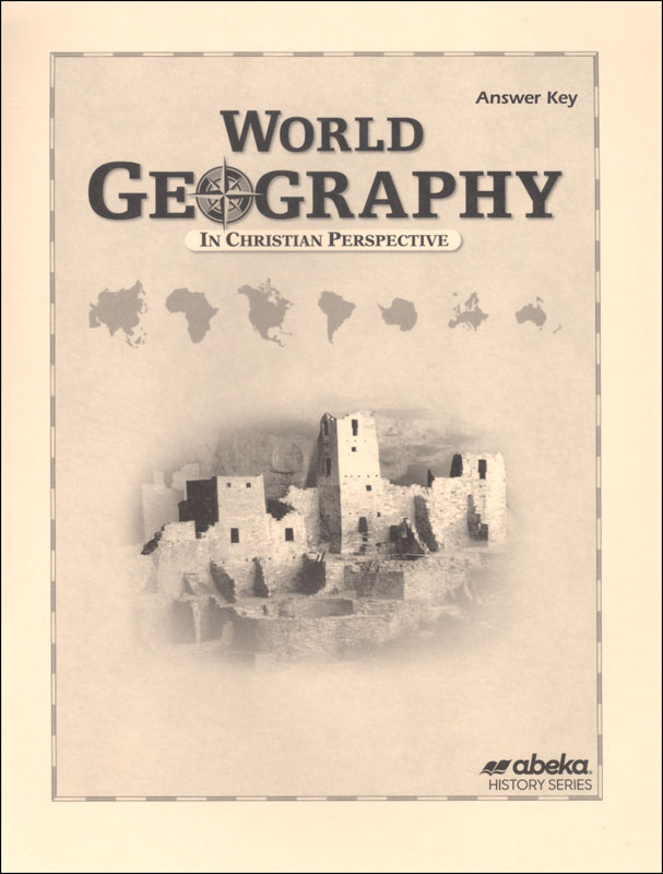 World Geography Answer Key A Beka Book