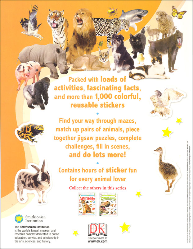 Ultimate Sticker Activity Collection: Awesome Animals | Dorling ...