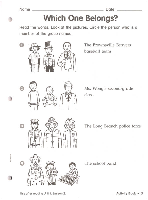 Harcourt Horizons Grade 2 About My Community Homeschool Package With