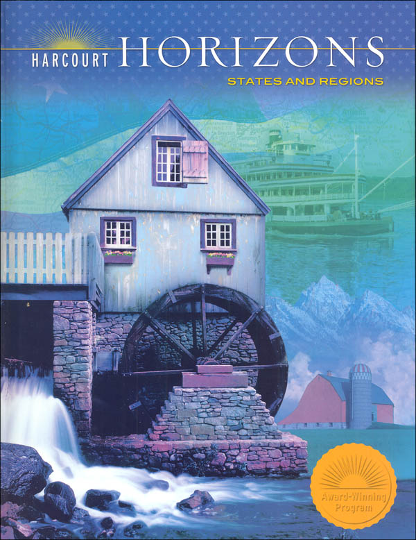 Harcourt Horizons Grade 4 States & Regions Homeschool Package With