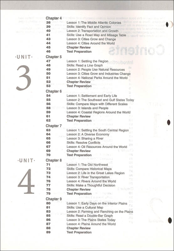 Harcourt Horizons Grade 4 States & Regions Homeschool Package With