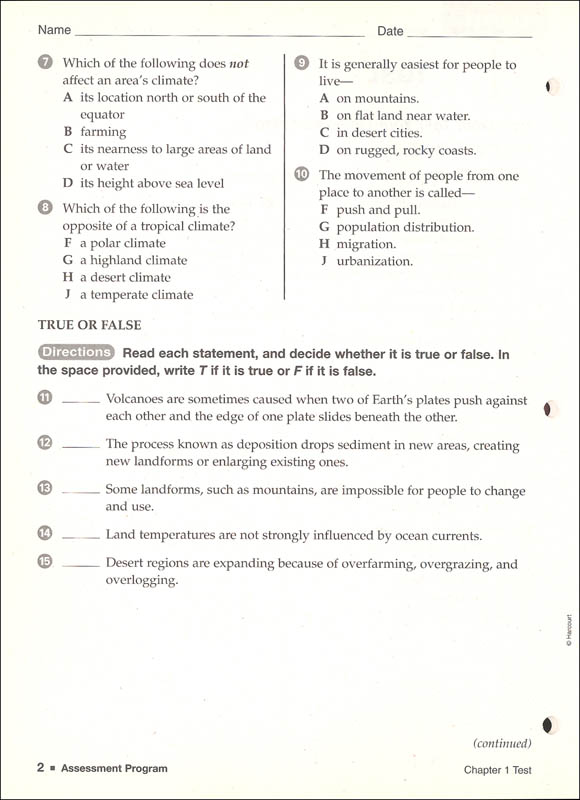 Harcourt Horizons Grade 6 World History Homeschool Package With Parent