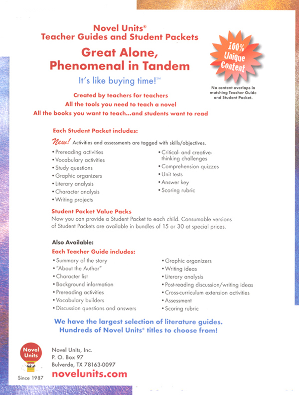 Olive's Ocean Student Pack Novel Units 9781581309096