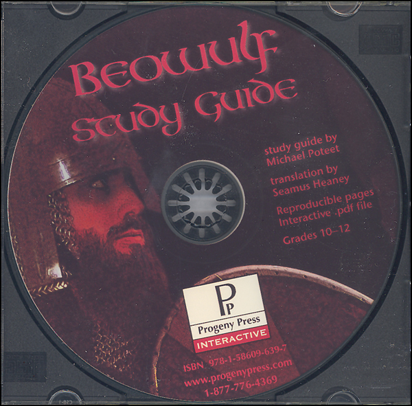 Beowulf Study Guide On CD Progeny Press 9781586096397 Beowulf Study Guide On CD Progeny Press 9781586096397