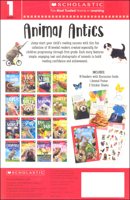 Animal Antics Grade 1 (E-J Reader Box Set) | Cartwheel Books ...