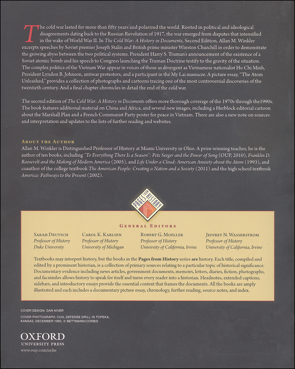 Cold War (Pages From History) Oxford University Press 9780199765980