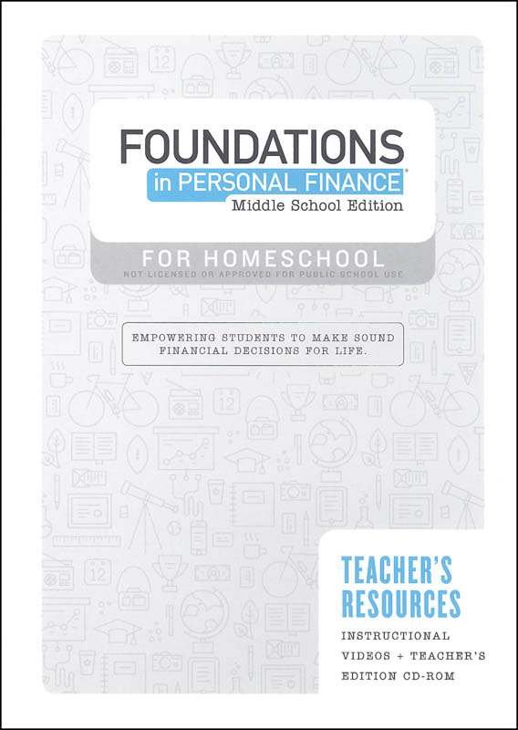 Foundations in Personal Finance for Middle School Homeschool Kit The