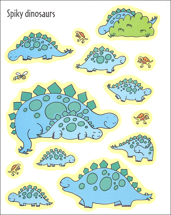 First Sticker Book - Dinosaurs | EDC / Usborne | 9780794548193