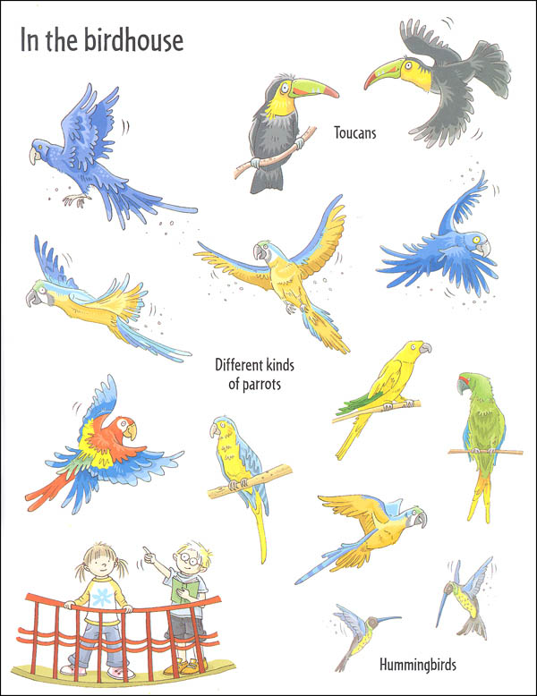 First Sticker Book Zoo EDC / Usborne 9780794537463