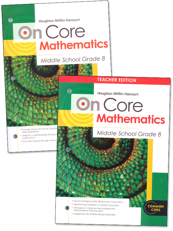 On Core Mathematics Bundle Grade 8 | Steck-Vaughn | 9780547873909