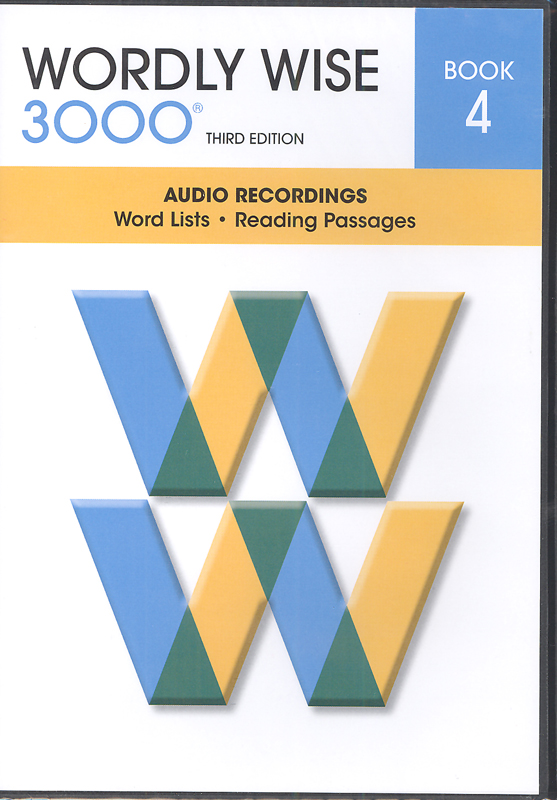 Wordly Wise 3000 3rd Edition Audio CD Book 4 | Educators Publishing ...