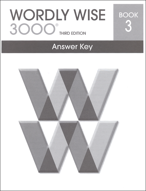 Wordly Wise 3000 3rd Edition Key Book 3 | Educators Publishing Service