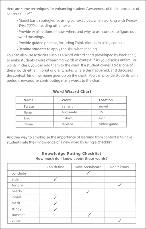 Wordly Wise 3000 3rd Edition Teacher's Resource Book 7 | Educators ...